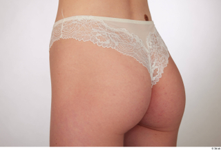 Ashley buttock hips underwear white lace panties 0002.jpg